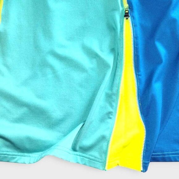 Title Nine Womens Dress Sz Medium Blue Colorblock Sleeveless Sports Casual‎ Golf - Picture 8 of 10